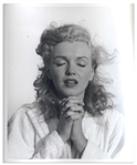 Original 8 x 10 Photograph of Marilyn Monroe Taken by Andre de Dienes in 1949 -- From the Tobay Beach Photo Session